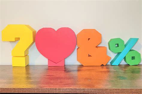 Download 3D Signs Digital Template Commercial Use For Crafts