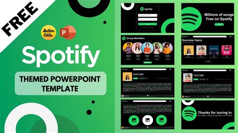 3D Spotify Transition Free Template