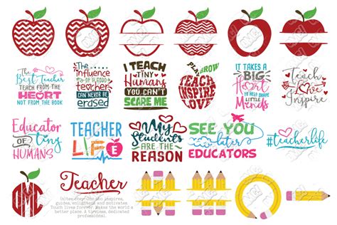 Download 3D Teacher SVG Bundle Files DXF Files