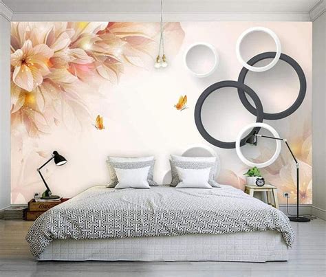 Fantasy-themed 3D bedroom wallpaper for adventure