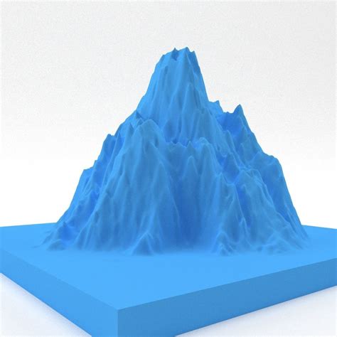 3d Print Mountain Range