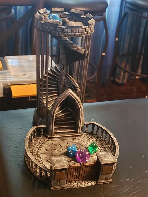 3d Printable Dice Tower