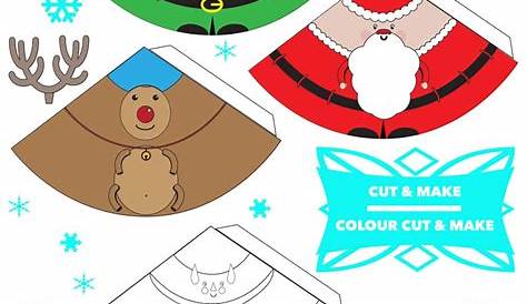 3D Christmas Ornaments 2 4 in a Set Printable Paper Etsy Paper