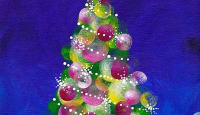 3D Christmas Tree Painting