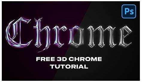 3d Chrome Text Photoshop Tutorial 3D In Tips & Tricks By