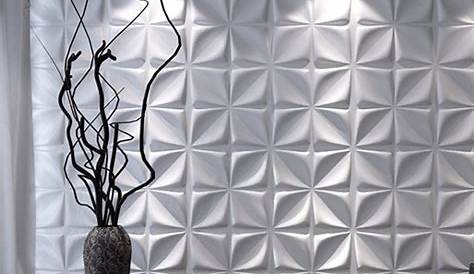 3D Wall Panels Bamboo Fiber White Decorative Wall Ceiling Tiles