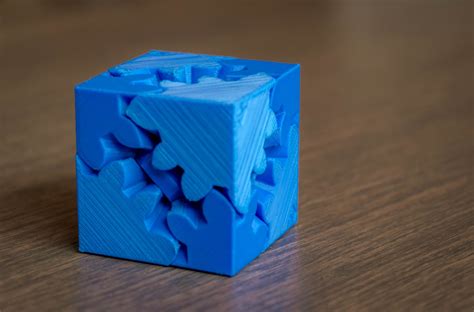 3D Printable 9Piece Puzzle Cube by Jordan Dubois