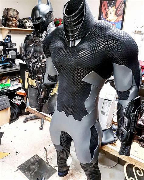 A 3D Printed Batman Arkham Knight Cosplay Batman armor, Batman