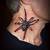 3d spider tattoo on foot