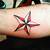 3d stars tattoos designs