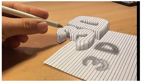 Zeichnen lernen 3D für Anfänger, leicht 08- Easy 3D Drawing Illusions