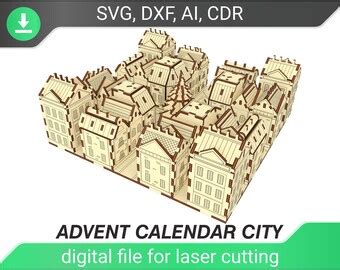 94+ 3d Advent Calendar Svg, 3d Svg Castle Advent Calendar Christmas Castle Advent. Advent Calendar Video Tutorial