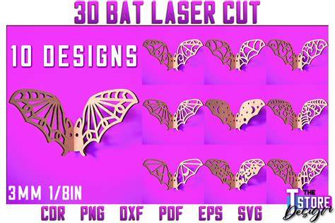 Unleash Your Inner Hero with Stunning 3D Bat SVG Designs