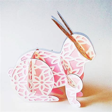 Adorable Easter Magic: Create Stunning 3D Bunny SVG Projects that will Revive the Joyful Memories of Childhood