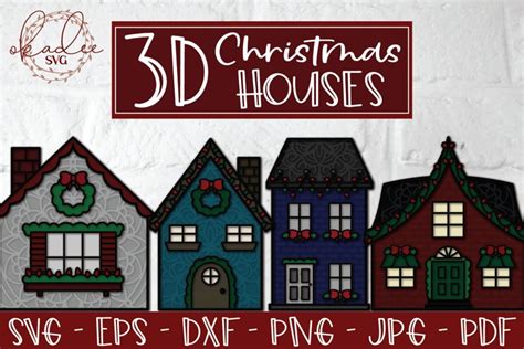Magical 3D Christmas House SVG: Transform Your Holiday Spirit!