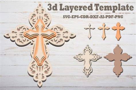 Unleash Your Creativity With Stunning 3D Cross Svg Designs