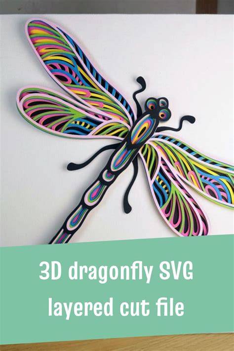 Unleash the Joy of Creativity with Stunning 3D Dragonfly SVG designs!