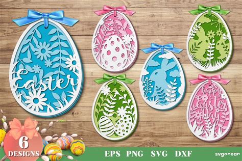 Bring Your Easter Decorations to Life with Stunning 3D Easter SVGs - Get Creative this Holiday!