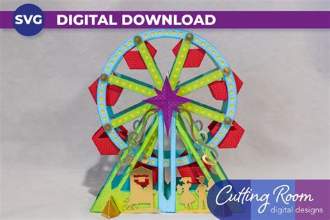 Experience Magical Fun with Our Spectacular 3D Ferris Wheel SVG Collection!