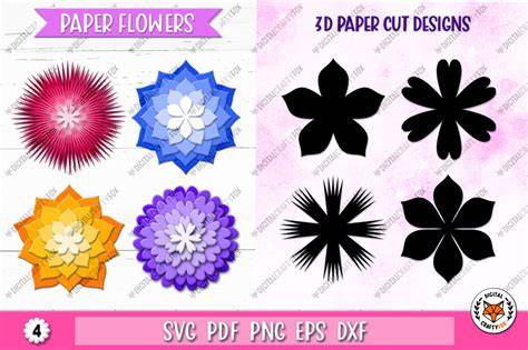 Transform Your Crafting with Endlessly Beautiful 3D Flowers SVG Collection