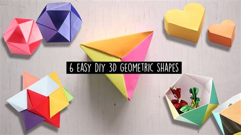 3d Geometric Paper Models