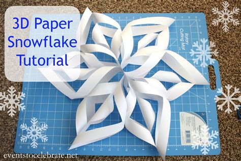 3d Paper Snowflake Patterns