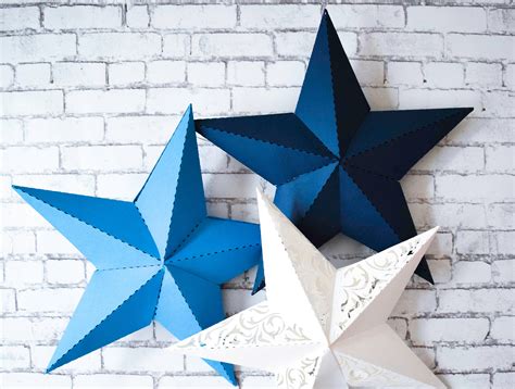 Add a Sparkle of Magic to Your Life with Stunning 3D Paper Star SVG Templates