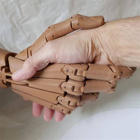 3d Printable Articulated Arm And Hand Tutorial