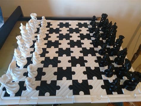 3d Printable Chess Board