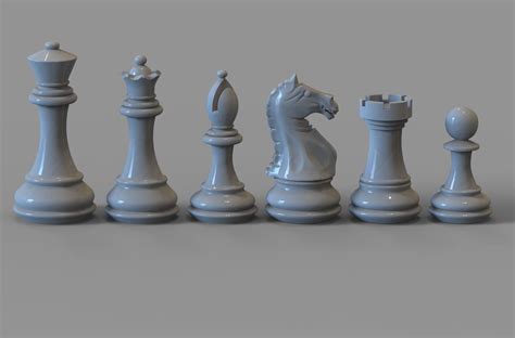 3d Printable Chess Pieces