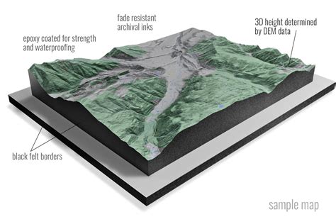 3d Raised Relief Maps