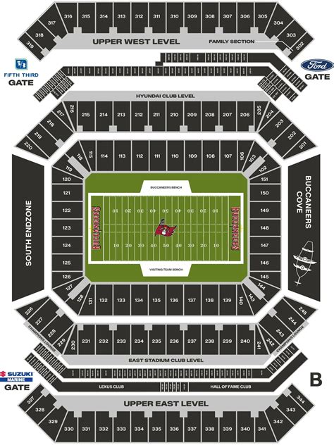 3d Seating Chart Raymond James Stadium