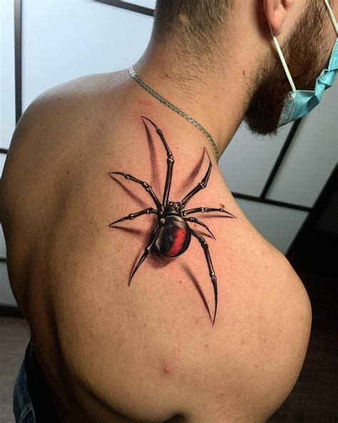 3d Spider Tattoo