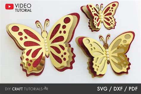 Immerse yourself in the Beauty of 3D SVG Butterfly - A Joyful Escape from Reality!