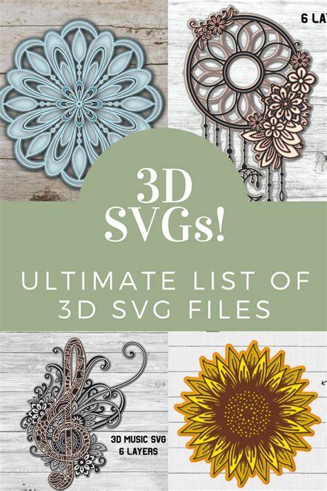 Unleash Your Creativity With Emotional 3D SVG Files for Your Cricut Projects
