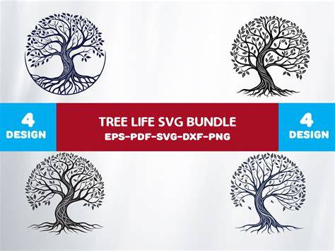 Create Timeless Memories with the Stunning 3D Tree Of Life SVG Design