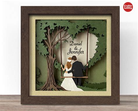 Magical Moments in 3D: Transforming Your Wedding Memories with Stunning, Heart-Warming SVG Designs