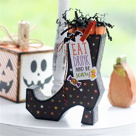 Craft Enchanting Halloween Decor with Our 3D Witches Boot SVG Attic File and Bring Some Magic into Your Home!