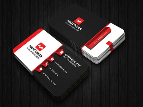 3D Business Card Template TechMix