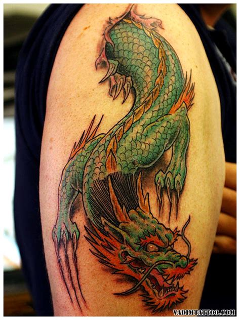 Inspiring 3D Dragon Tattoo Designs For Arms References