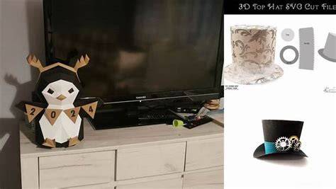 Unleash Your Creativity with Captivating 3D Hat SVG Designs - Let Your Imagination Take Flight!