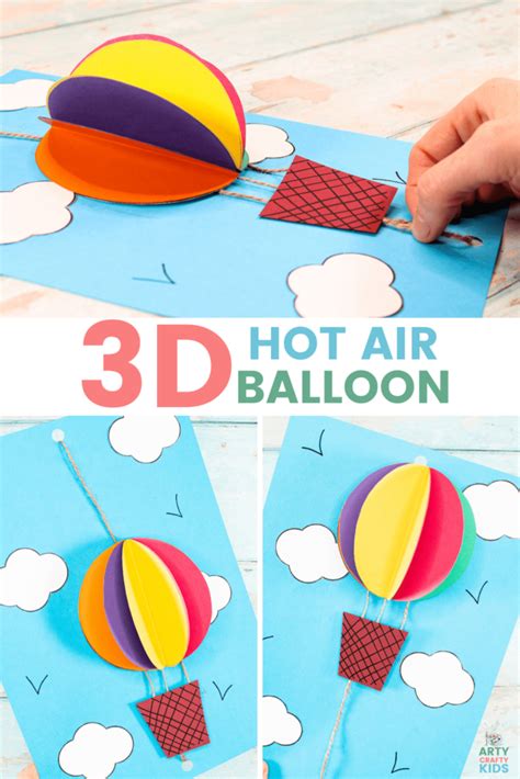 3d hot air balloon craft