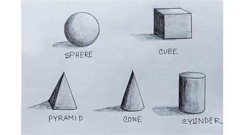 3d objects examples drawing