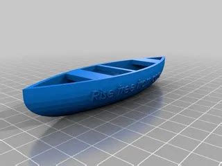 3d model canoe