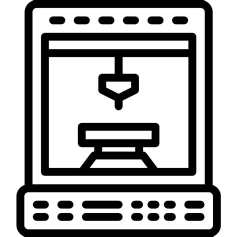 3d Printer Interface Symbol Of The Tool Svg Png Icon Free Download