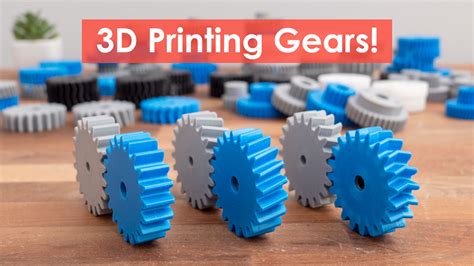3d printing gears