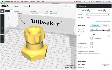 3d printing model requirements