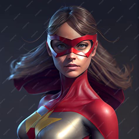 3d super heroine