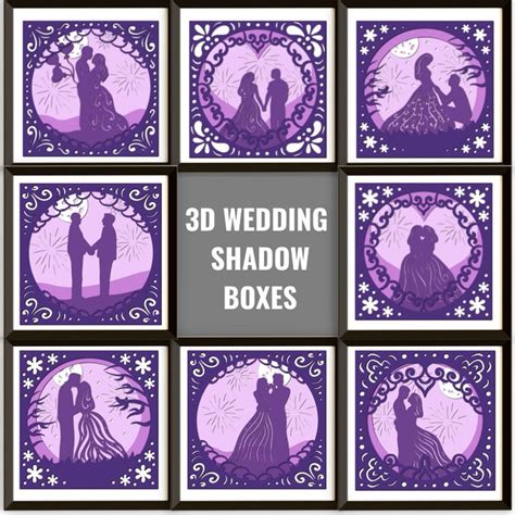 Download 3d-wedding-shadow-box SVG