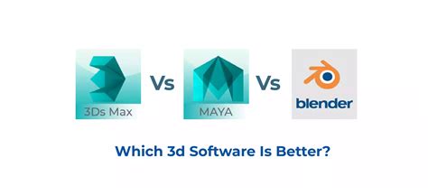 3ds max vs blender vs maya